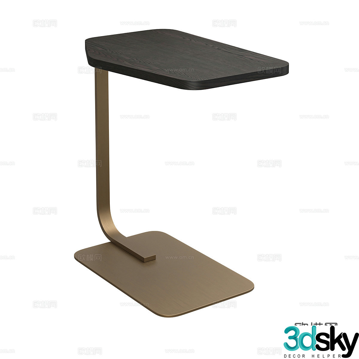 Light luxury side table Simple side table Minimalist side table Stone side table Marble side table Art side table 3D model