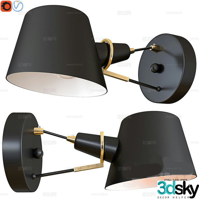 Wall lamp 3d model