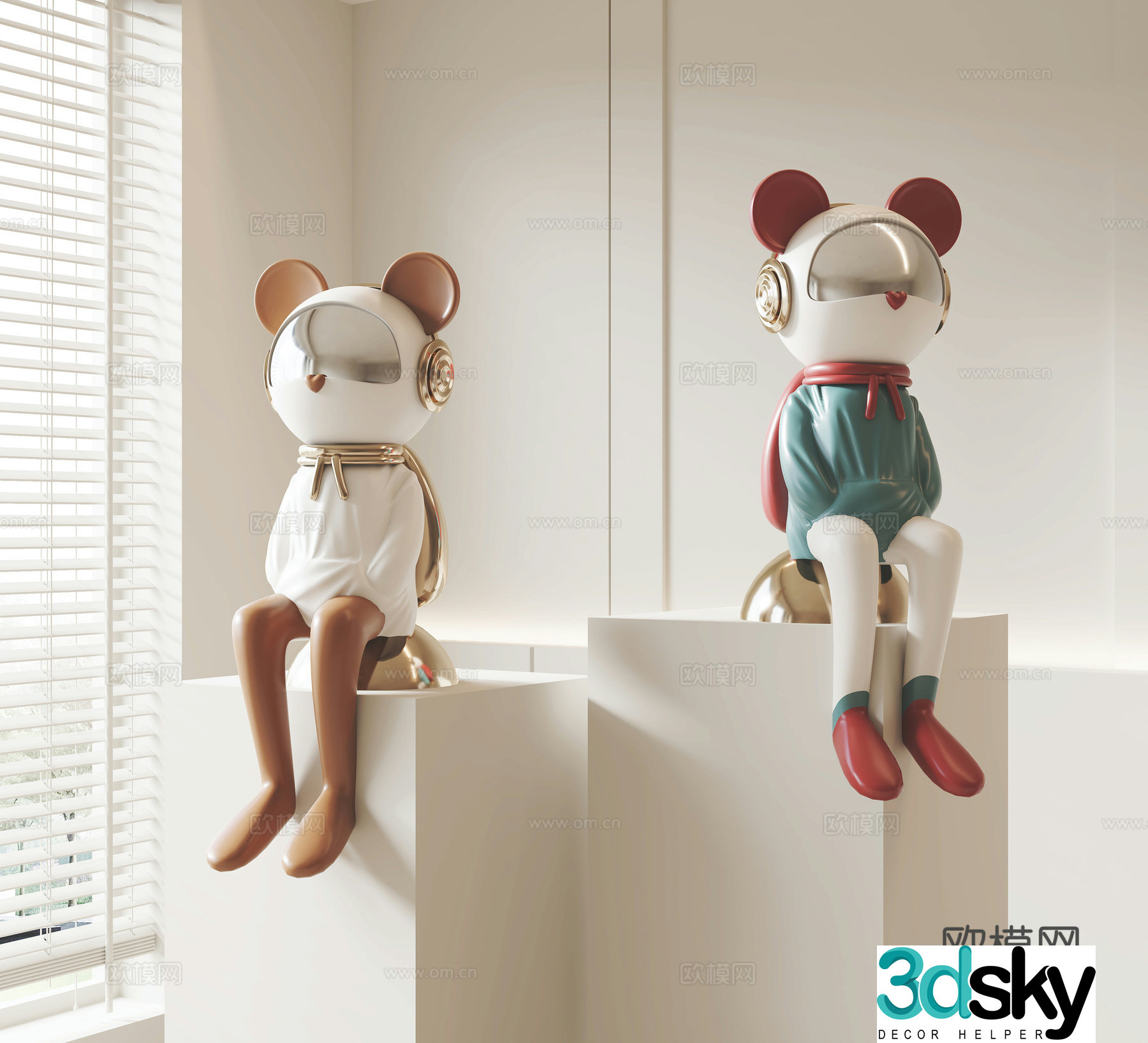 Modern sculpture 3d model
