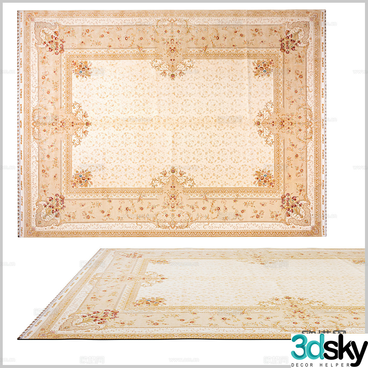 American carpet European carpet Classical carpet B&B carpet Southeast Asian carpet Retro carpet 3d model
