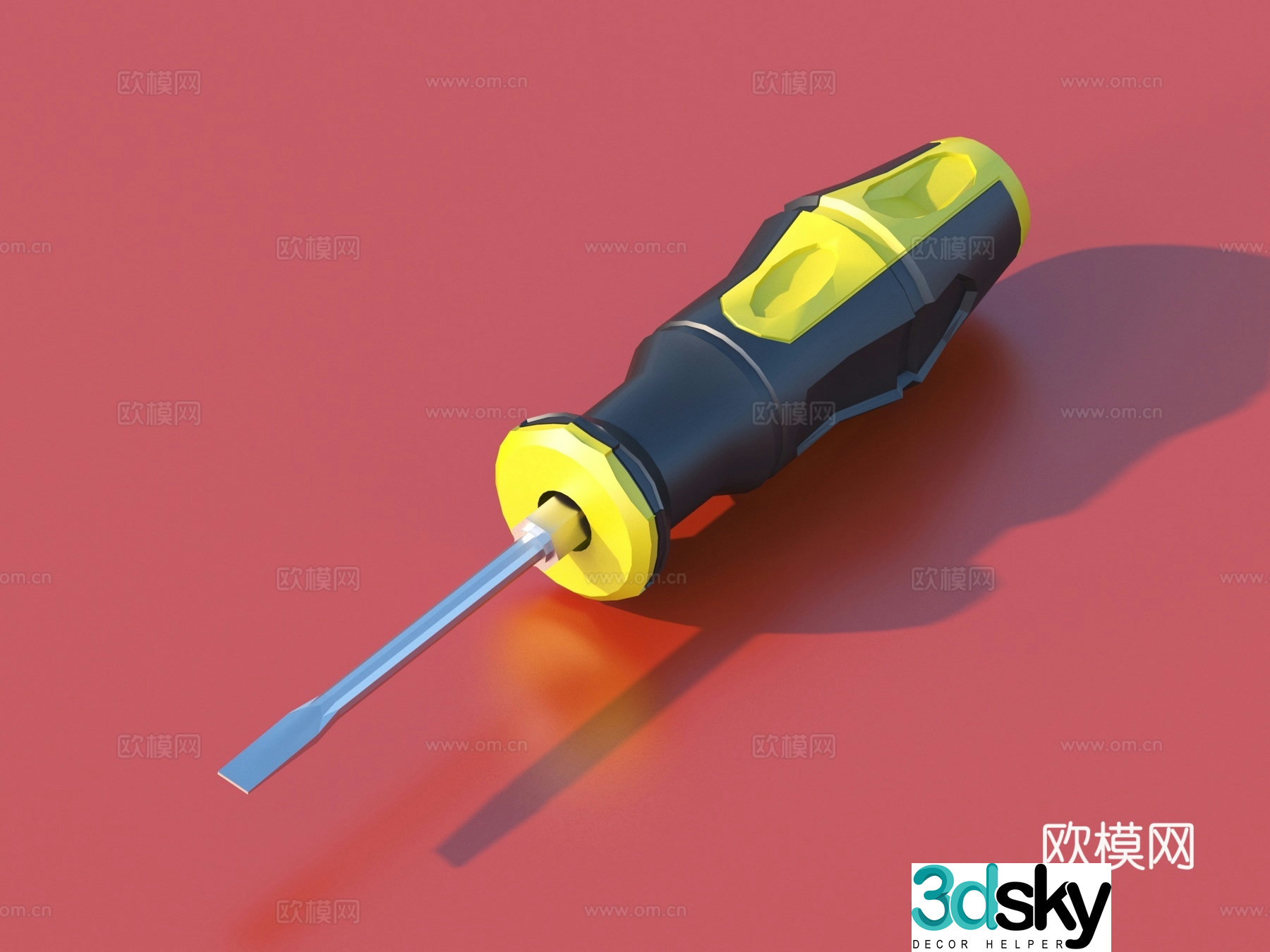 Screwdriver Hardware Tools 3D Model