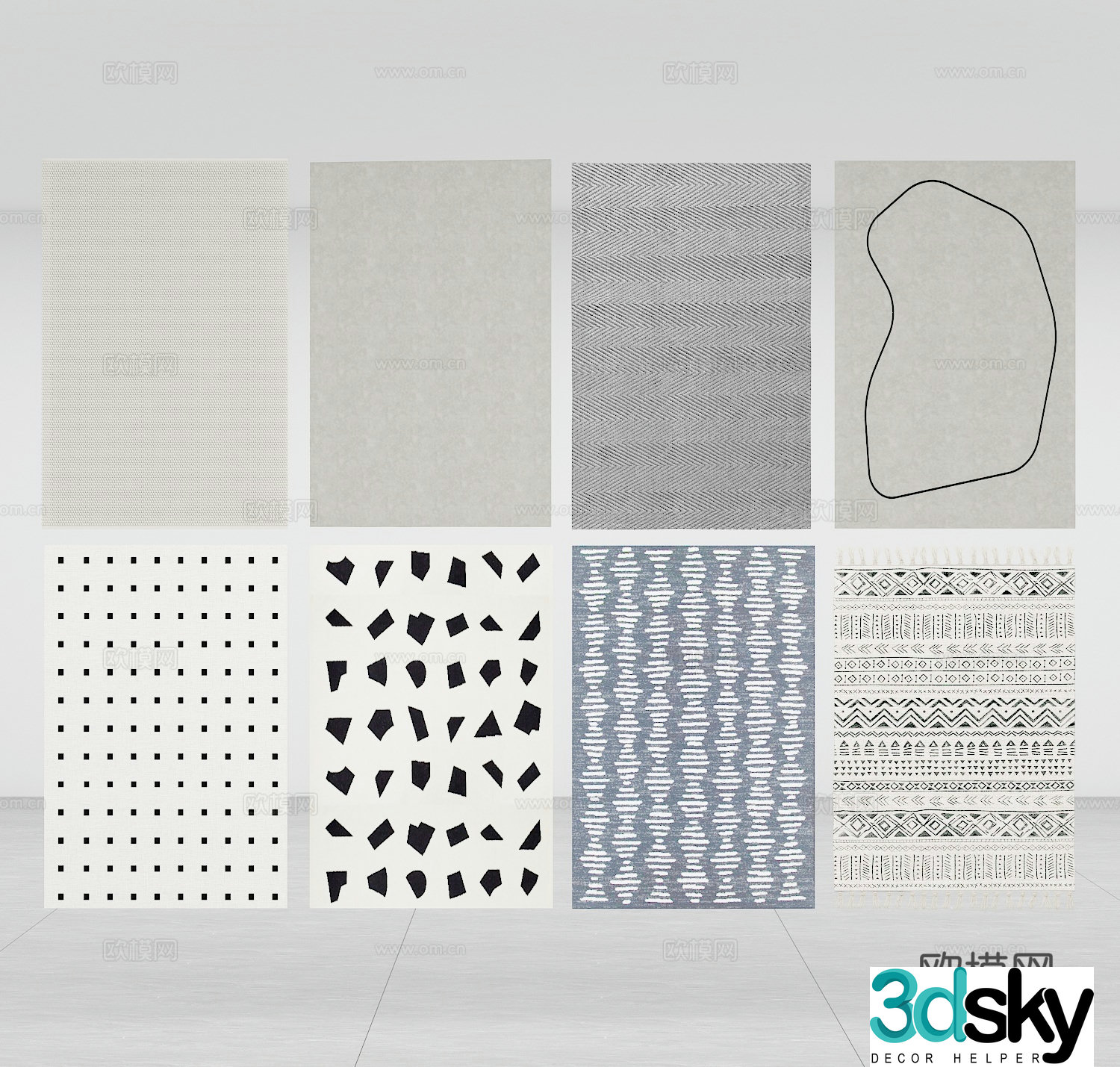 Carpet Square Carpet 3d Model 3d Model