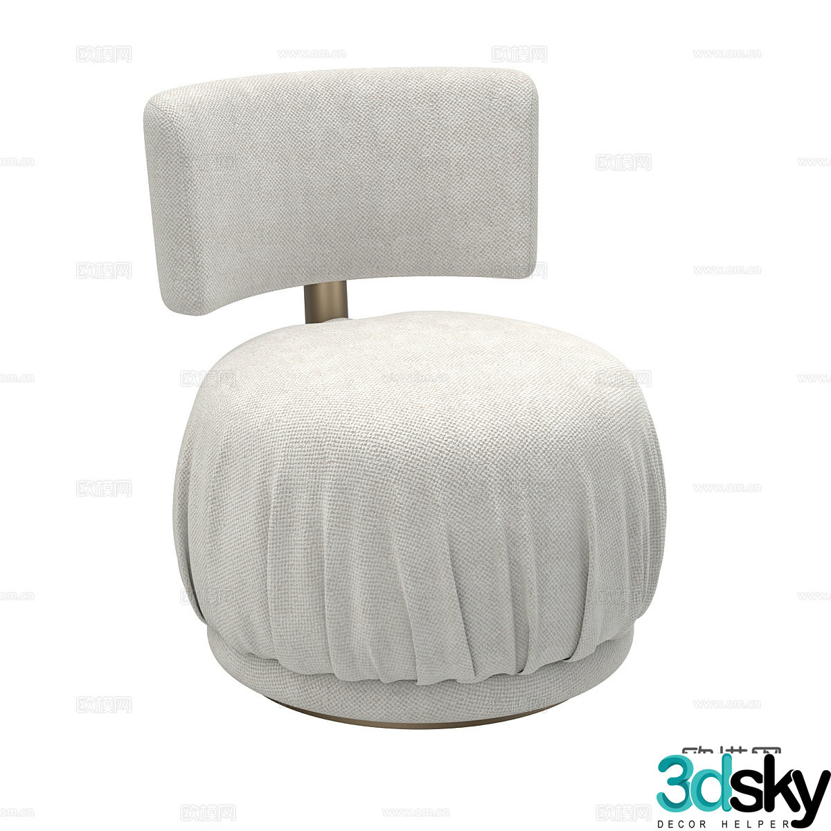 Dressing chair 3d model