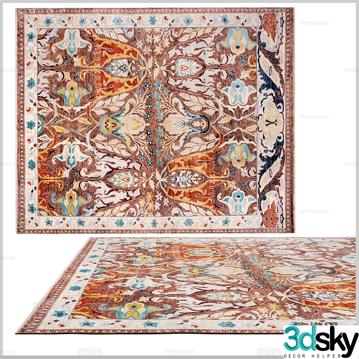 American carpet European carpet Classical carpet B&B carpet Southeast Asian carpet Retro carpet 3d model