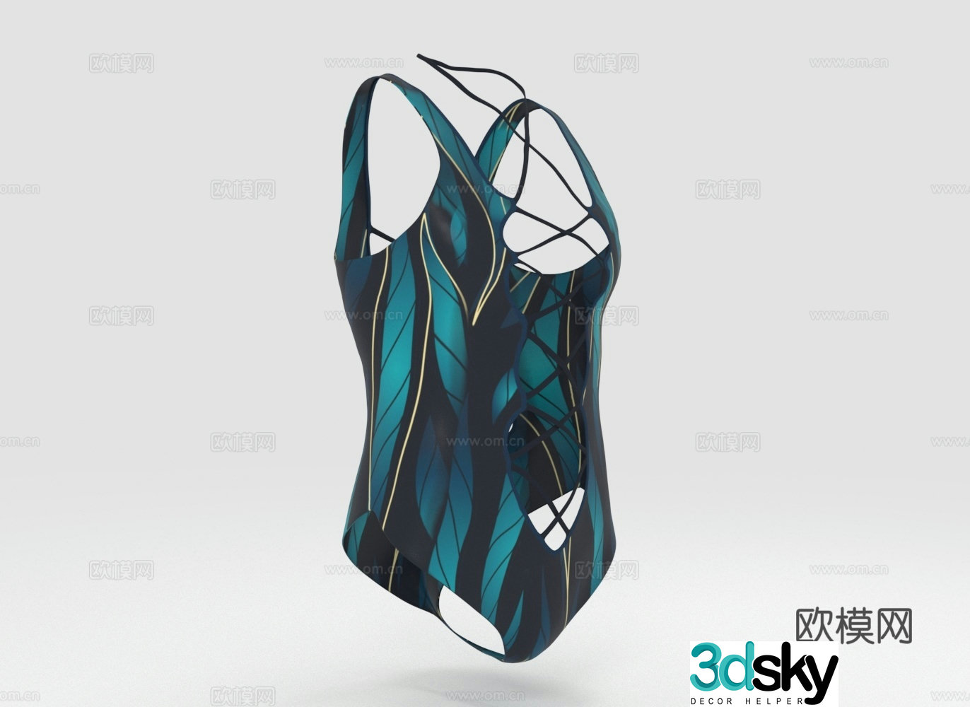 Sexy swimsuit 3d model