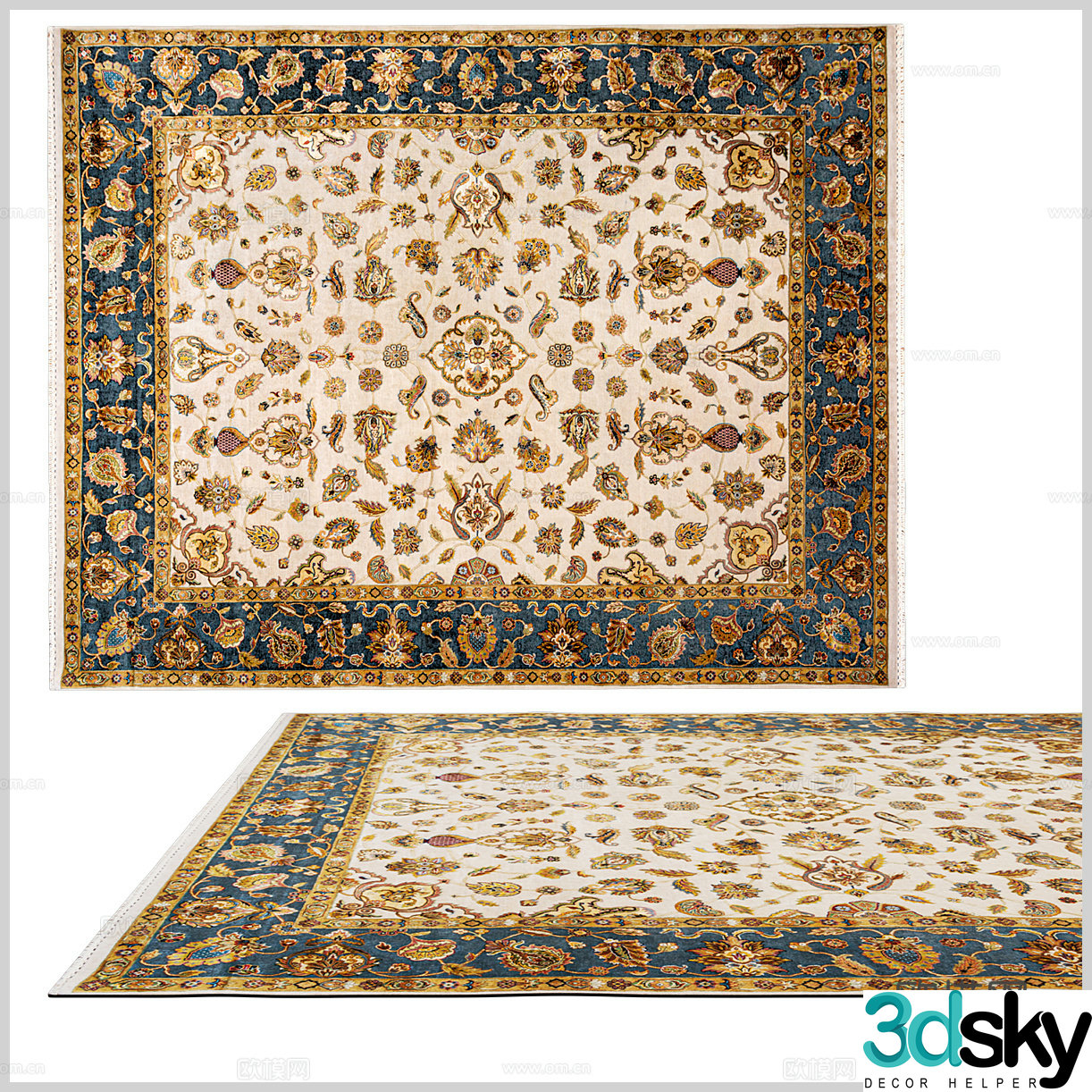 American carpet European carpet Classical carpet B&B carpet Southeast Asian carpet Retro carpet 3d model