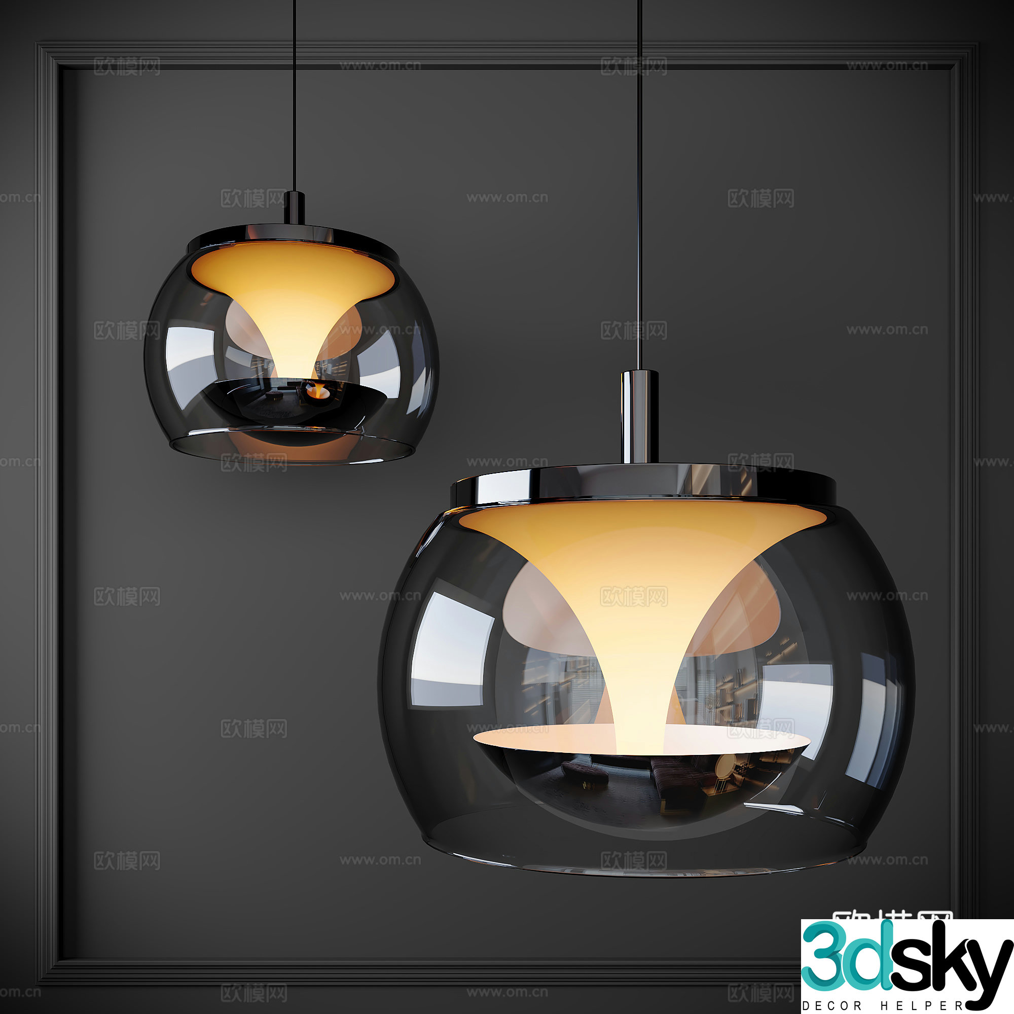 Chandelier Small Chandelier Glass Chandelier Bedside Chandelier Art Chandelier Restaurant Chandelier 3D Model