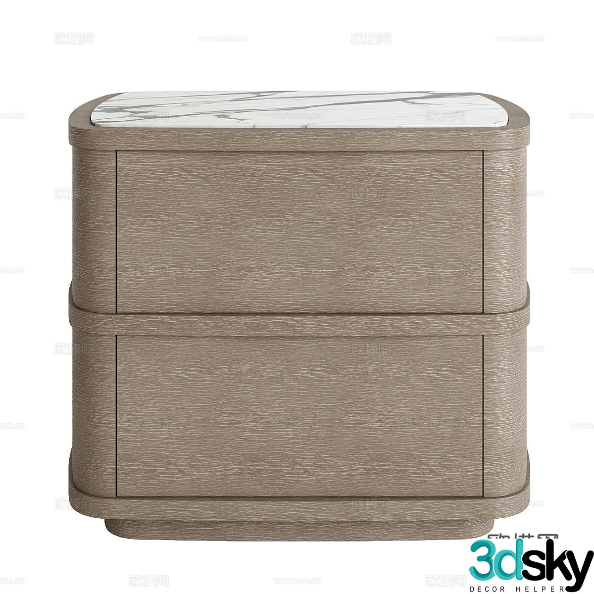 New Chinese Eichholtz – Cabana nightstand 3D model