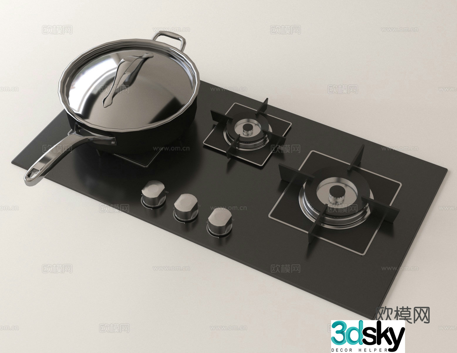 Stove Gas stove Gas stove 3D model
