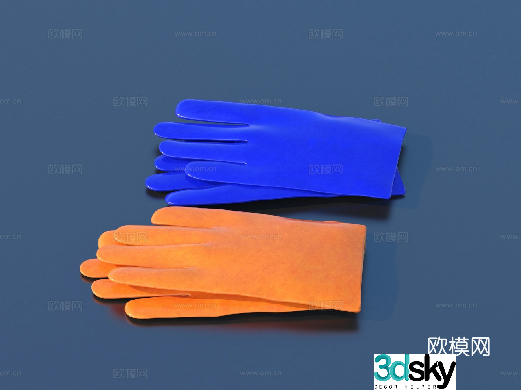 Gloves Hardware Tools 3D Model