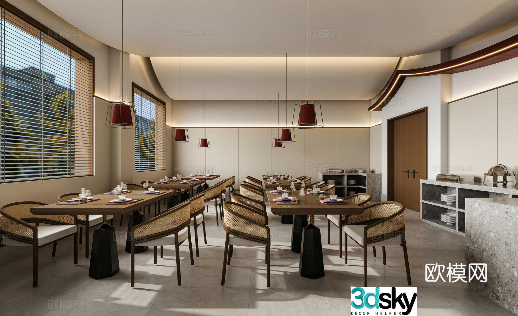 3D model of B&B Hotel Public Restaurant