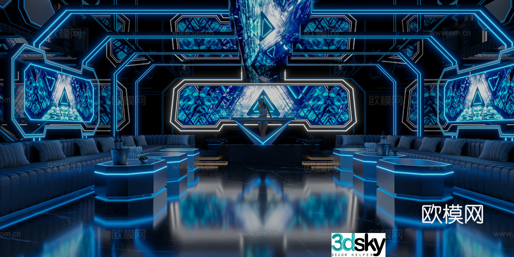 Modern KTV/Hi Bar 3D Model