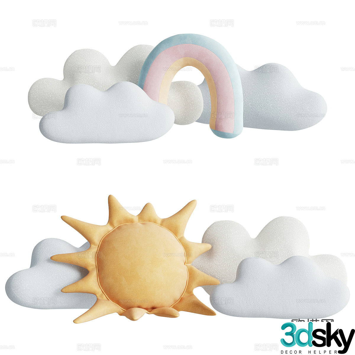 3D model of pillow