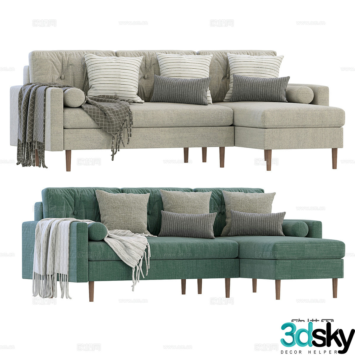 Multiplayer sofa 3d model