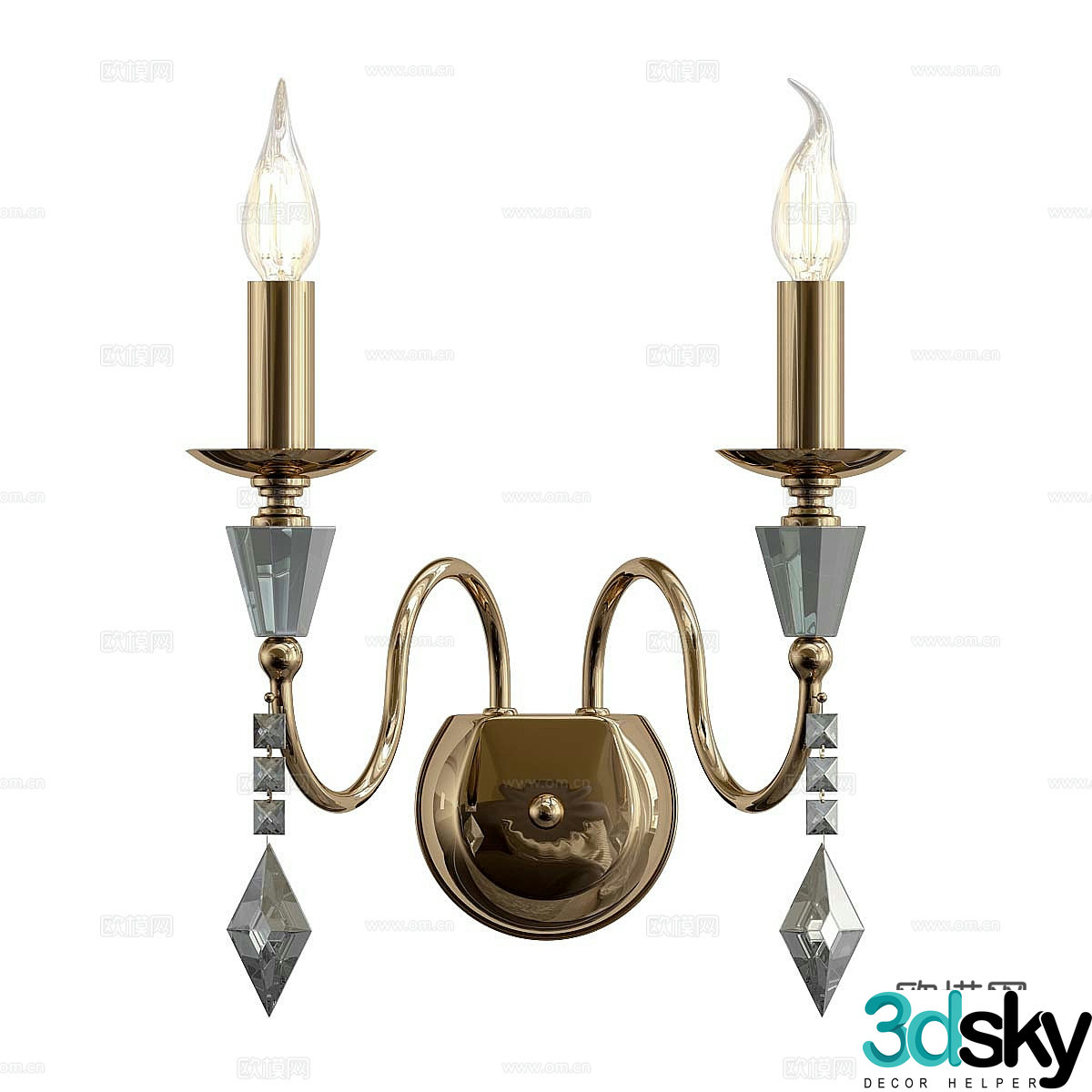 American wall lamp Classical wall lamp European wall lamp Minimalist wall lamp Art wall lamp Simple wall lamp 3D model