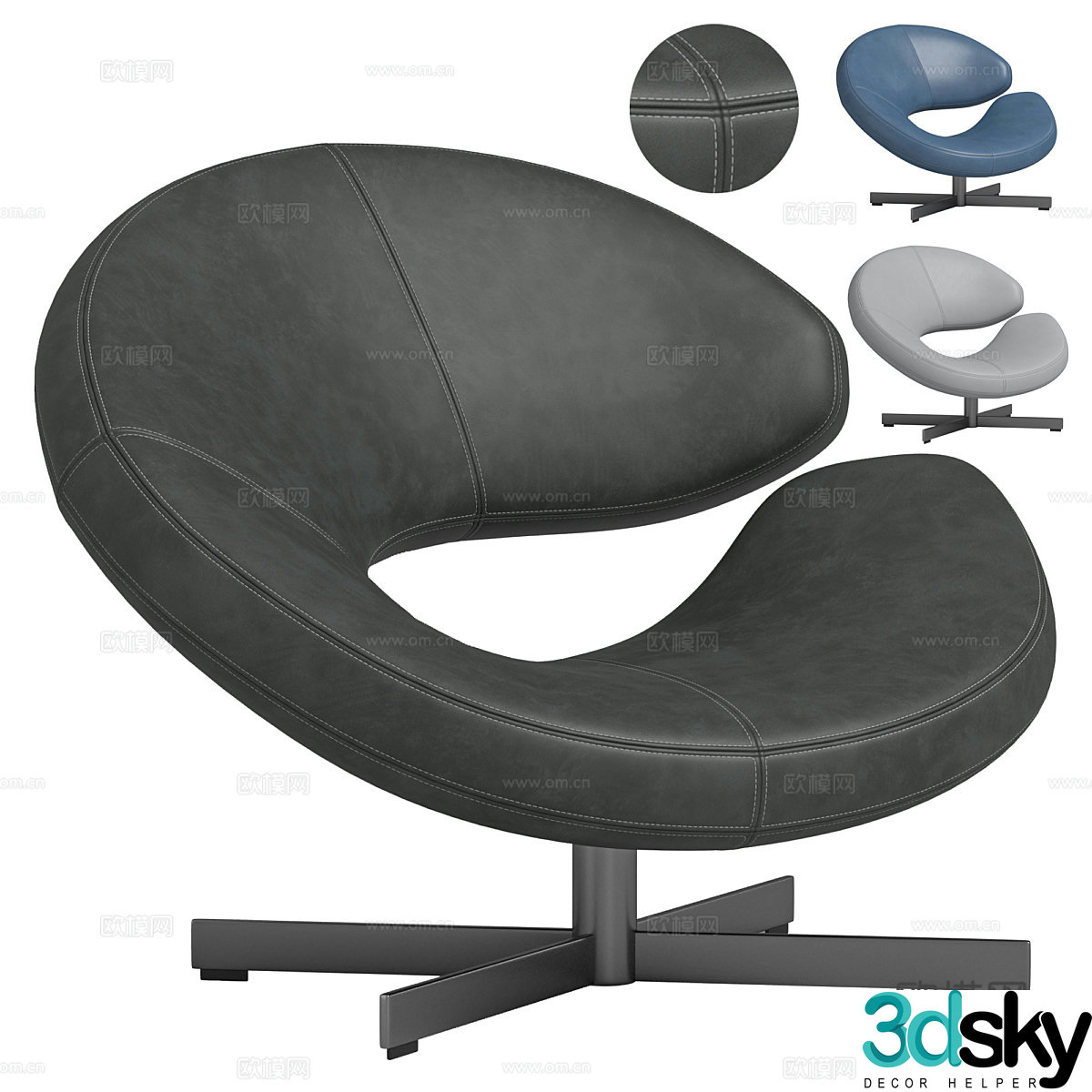 Leisure chair 3d model