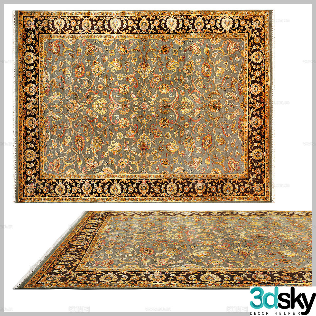 American carpet European carpet Classical carpet B&B carpet Southeast Asian carpet Retro carpet 3d model