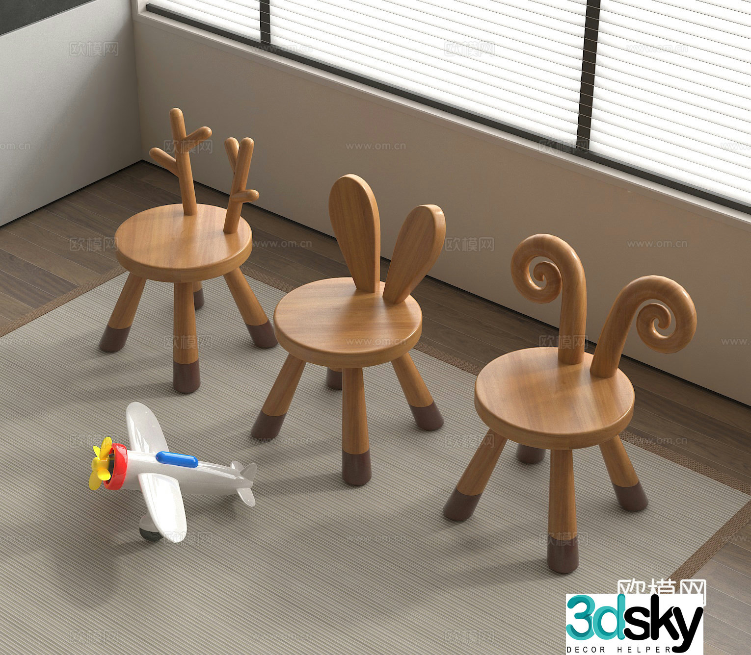 Children’s chair 3d model