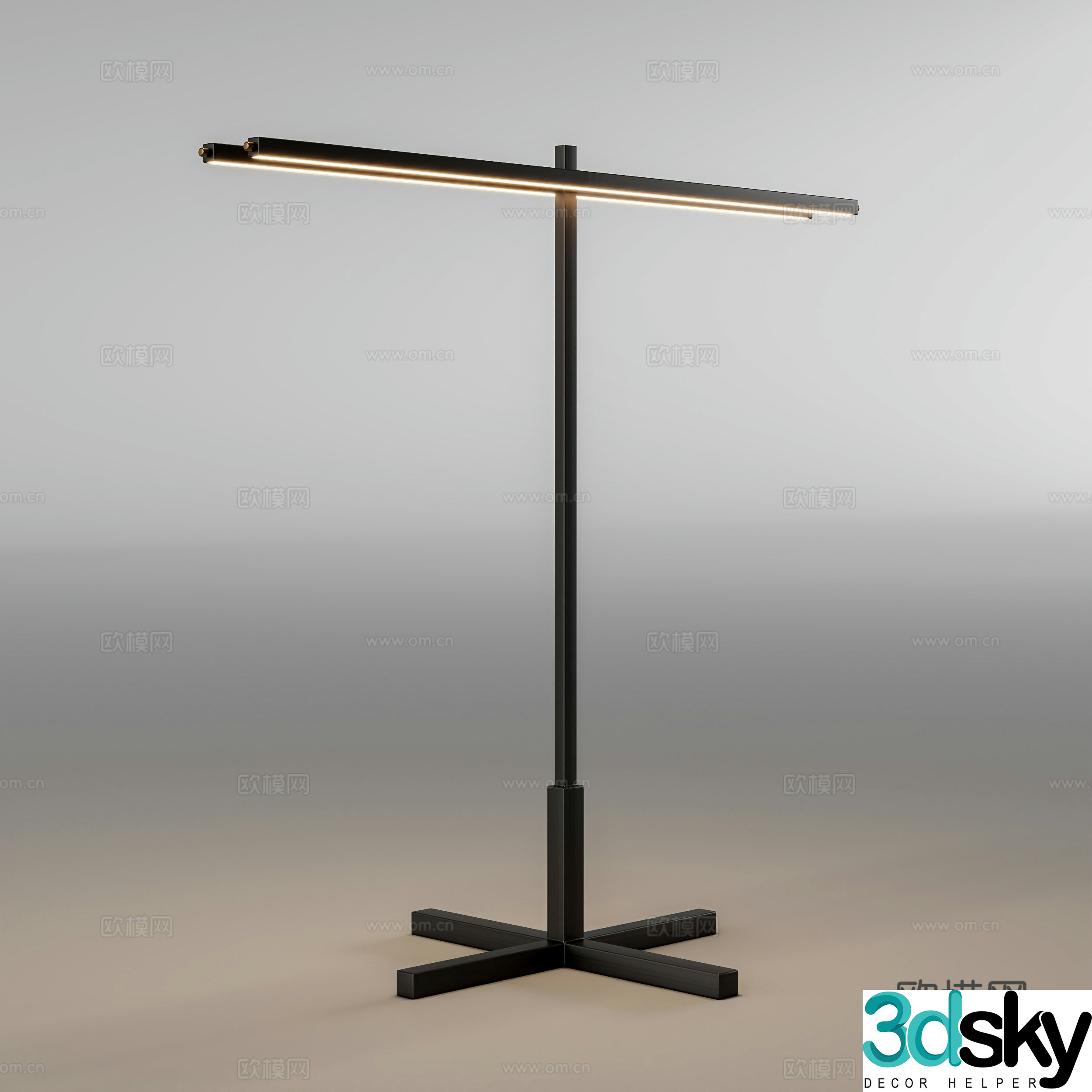 Modern floor lamp 3d model