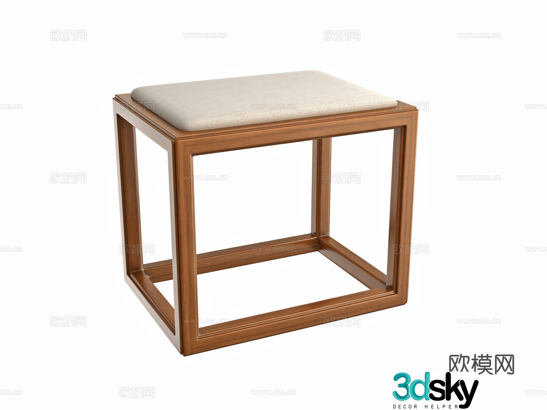 New Chinese stool 3D model
