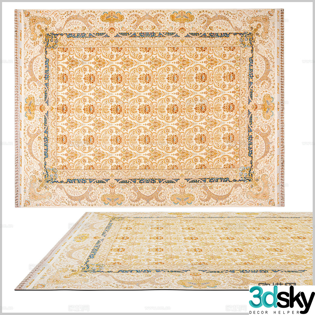 American carpet European carpet Classical carpet B&B carpet Southeast Asian carpet Retro carpet 3d model
