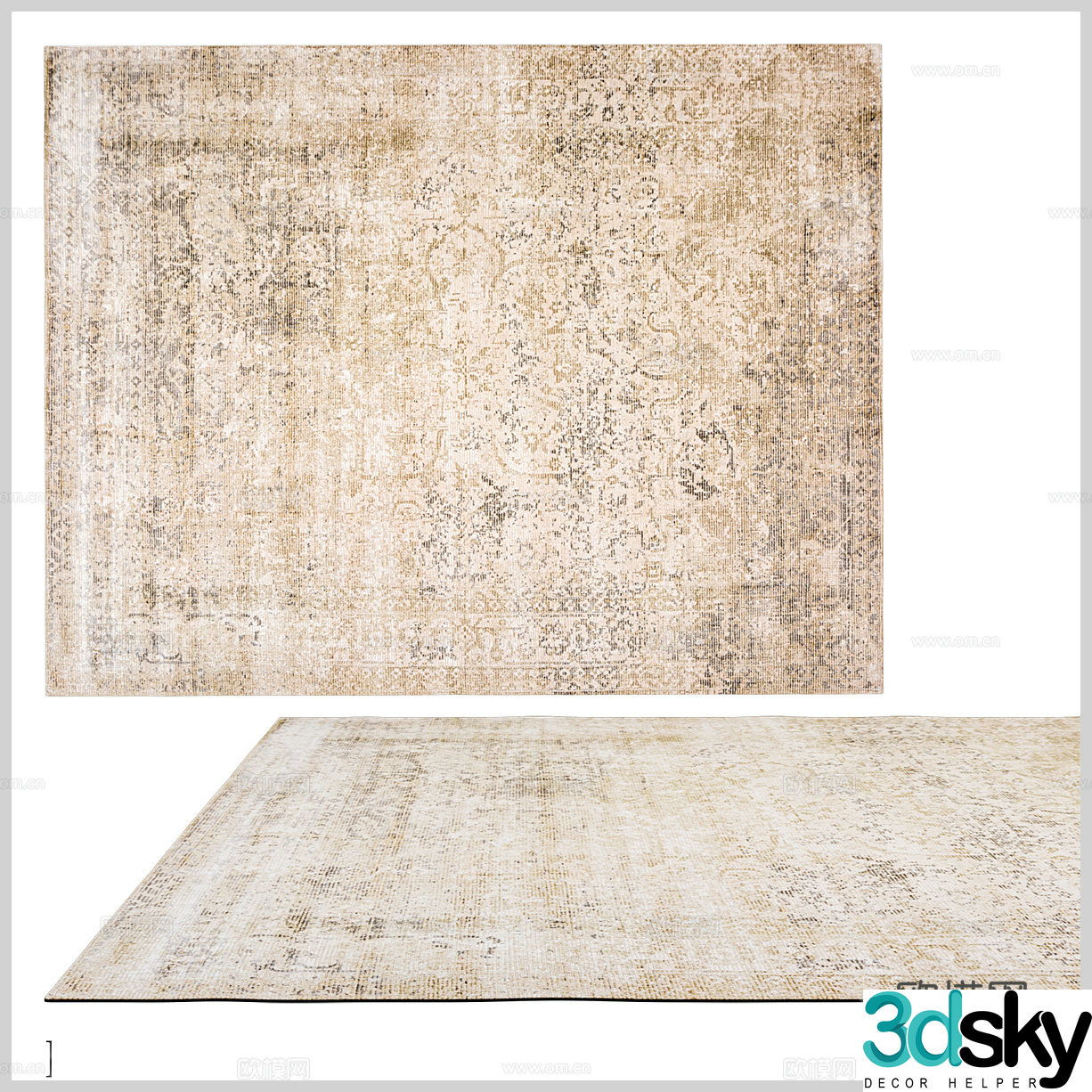 American carpet European carpet Classical carpet B&B carpet Southeast Asian carpet Retro carpet 3d model
