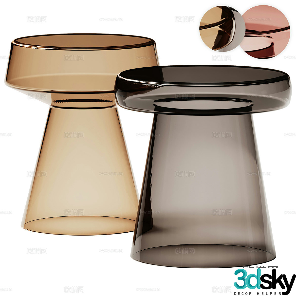 Modern Italian Caldera and Laguna side 3D model