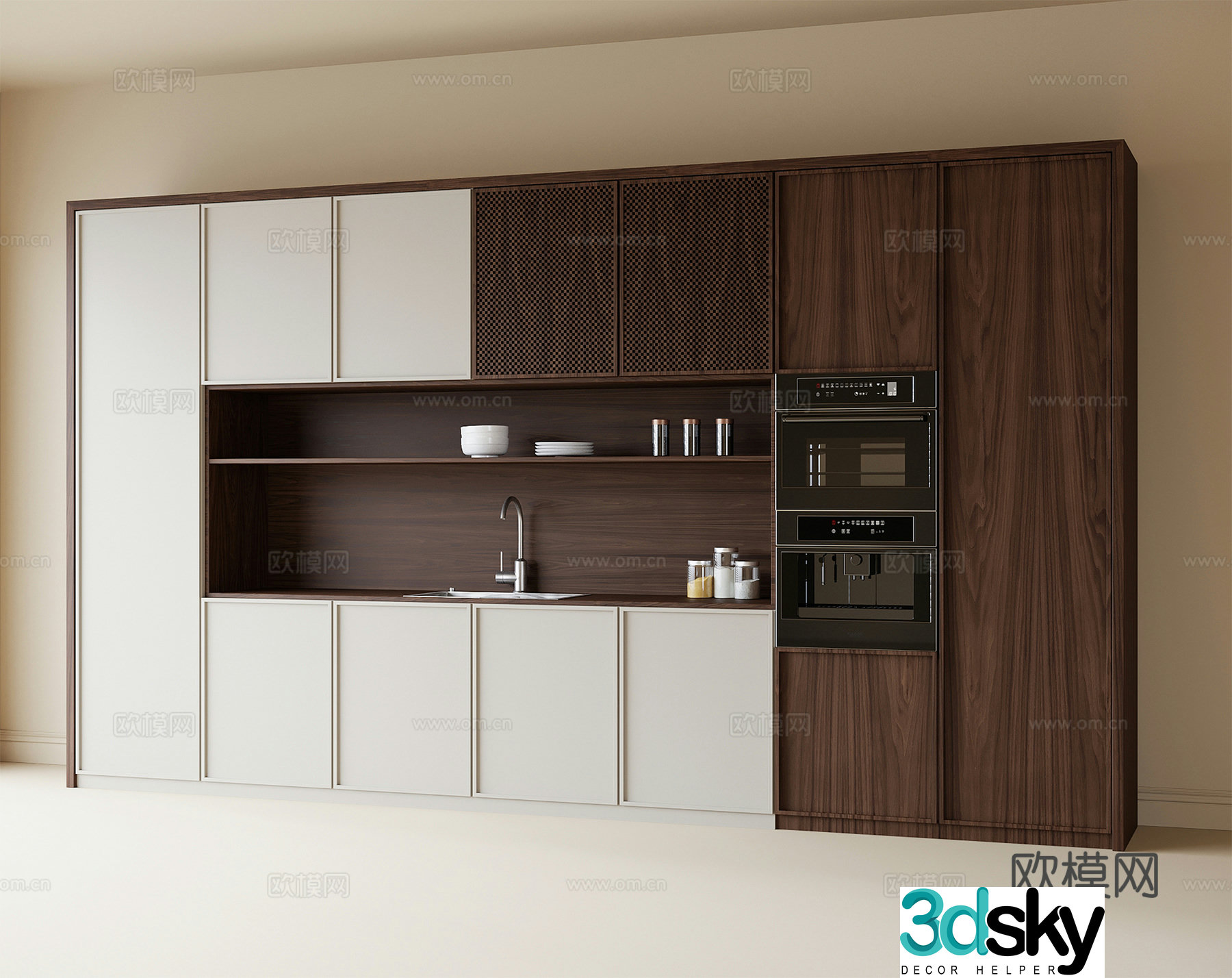 Modern sideboard 3D model