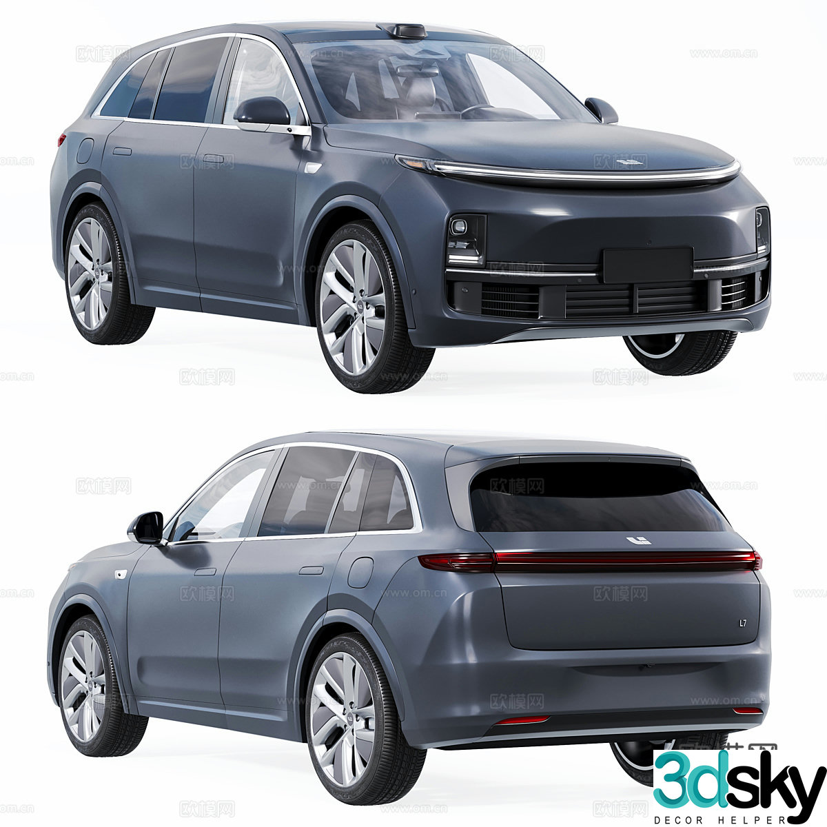 Ideal L7 2024 Automobile 3D Model