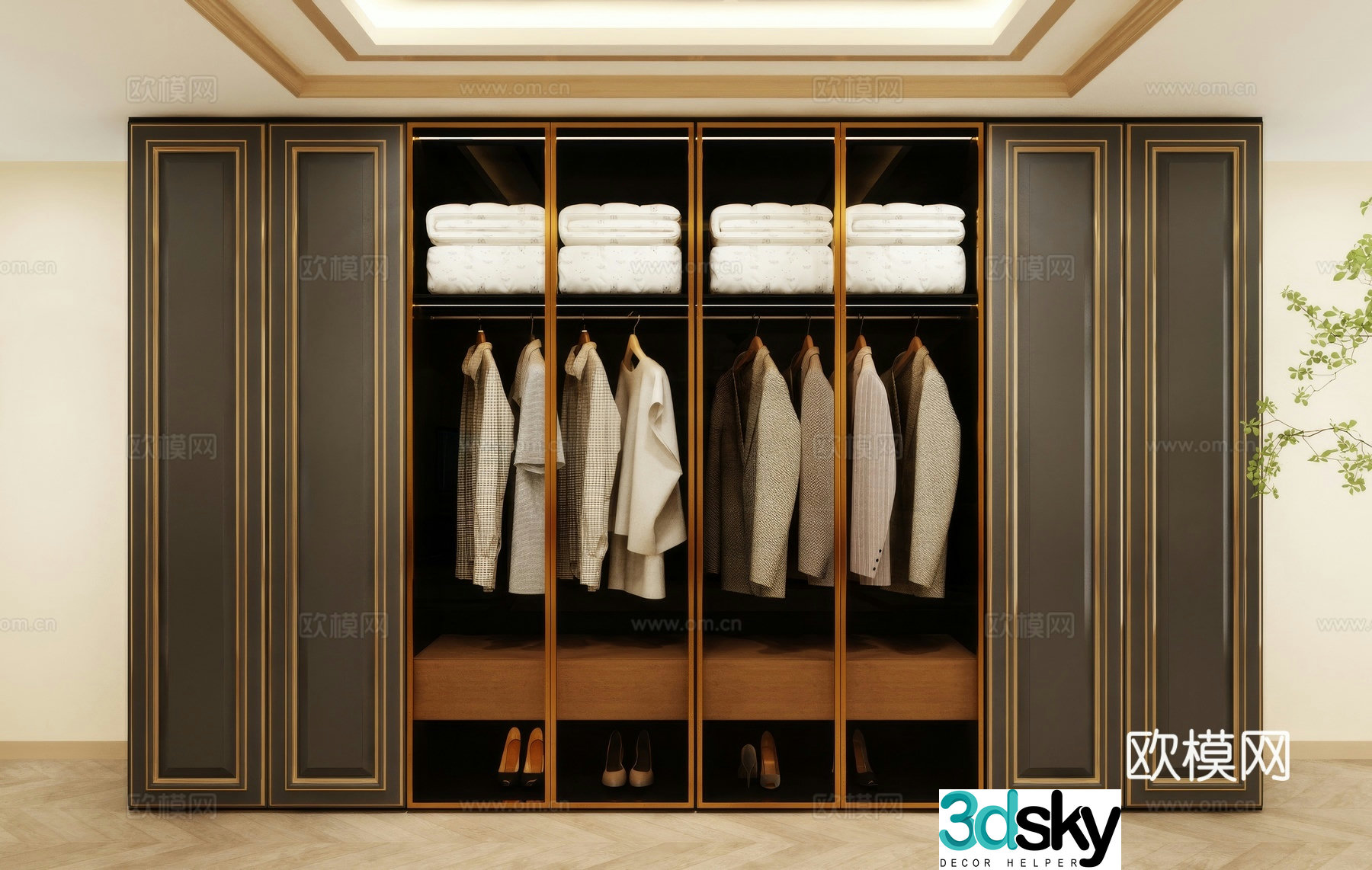 Wardrobe design Wardrobe renderings Wardrobe wardrobe design Wardrobe cabinet 3d model