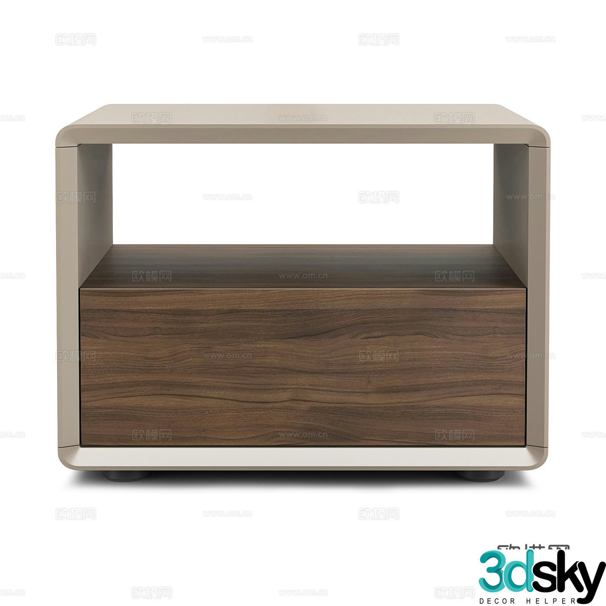 Bedside table 3d model
