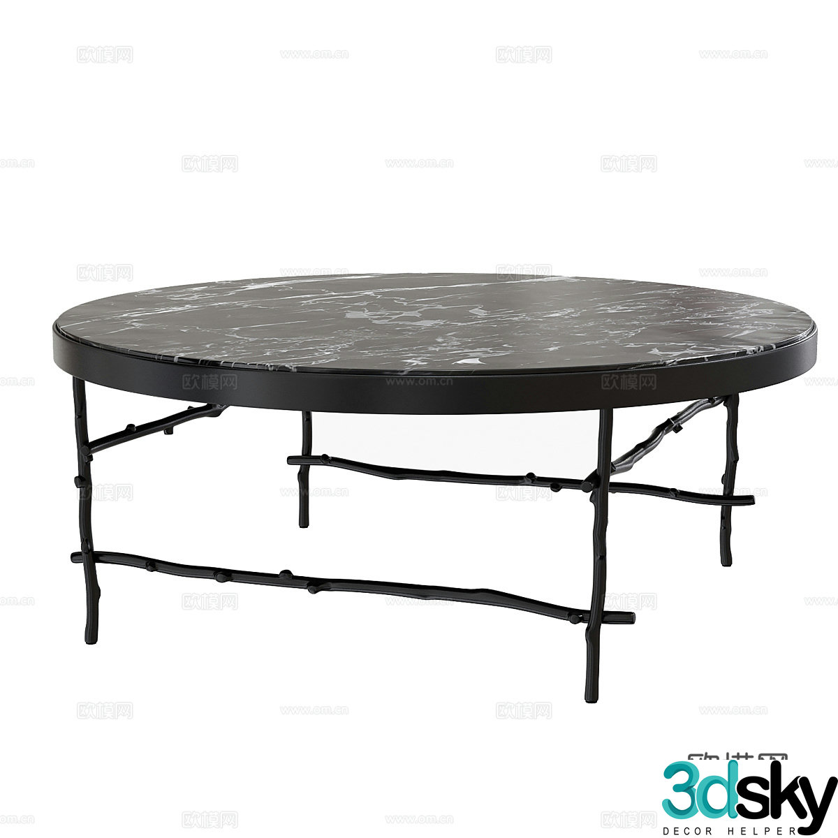 Modern Eichholtz coffee table 3d model