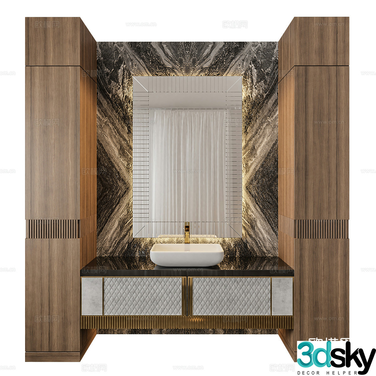Washbasin cabinet 3d model