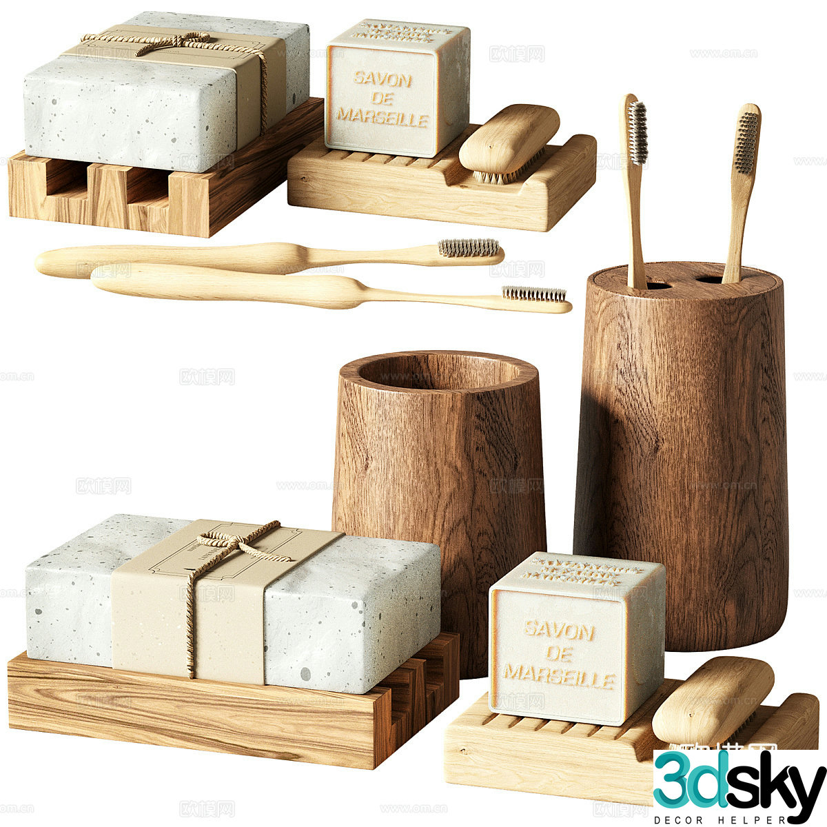 Middle Ages Wave Saliva Detergent 3D Model