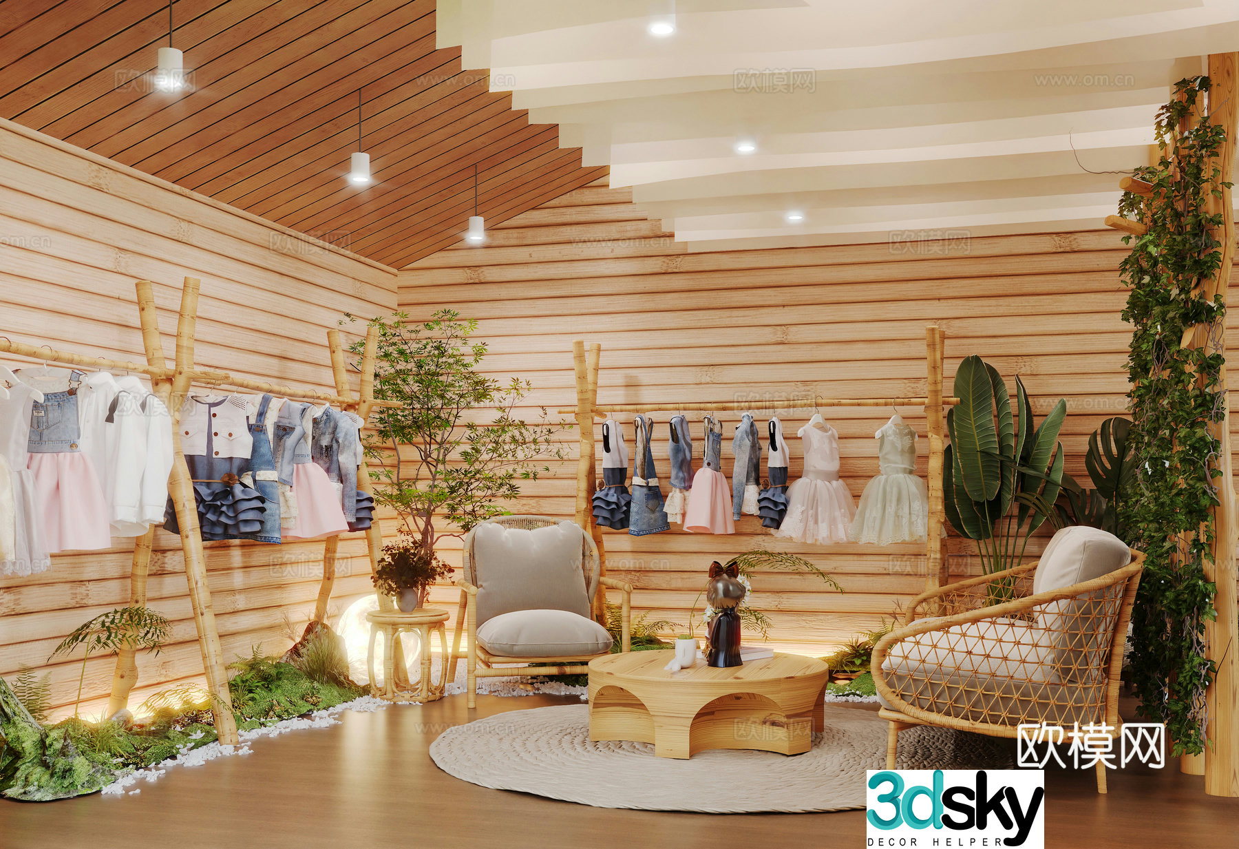 Children’s shop Children’s photography 3d model
