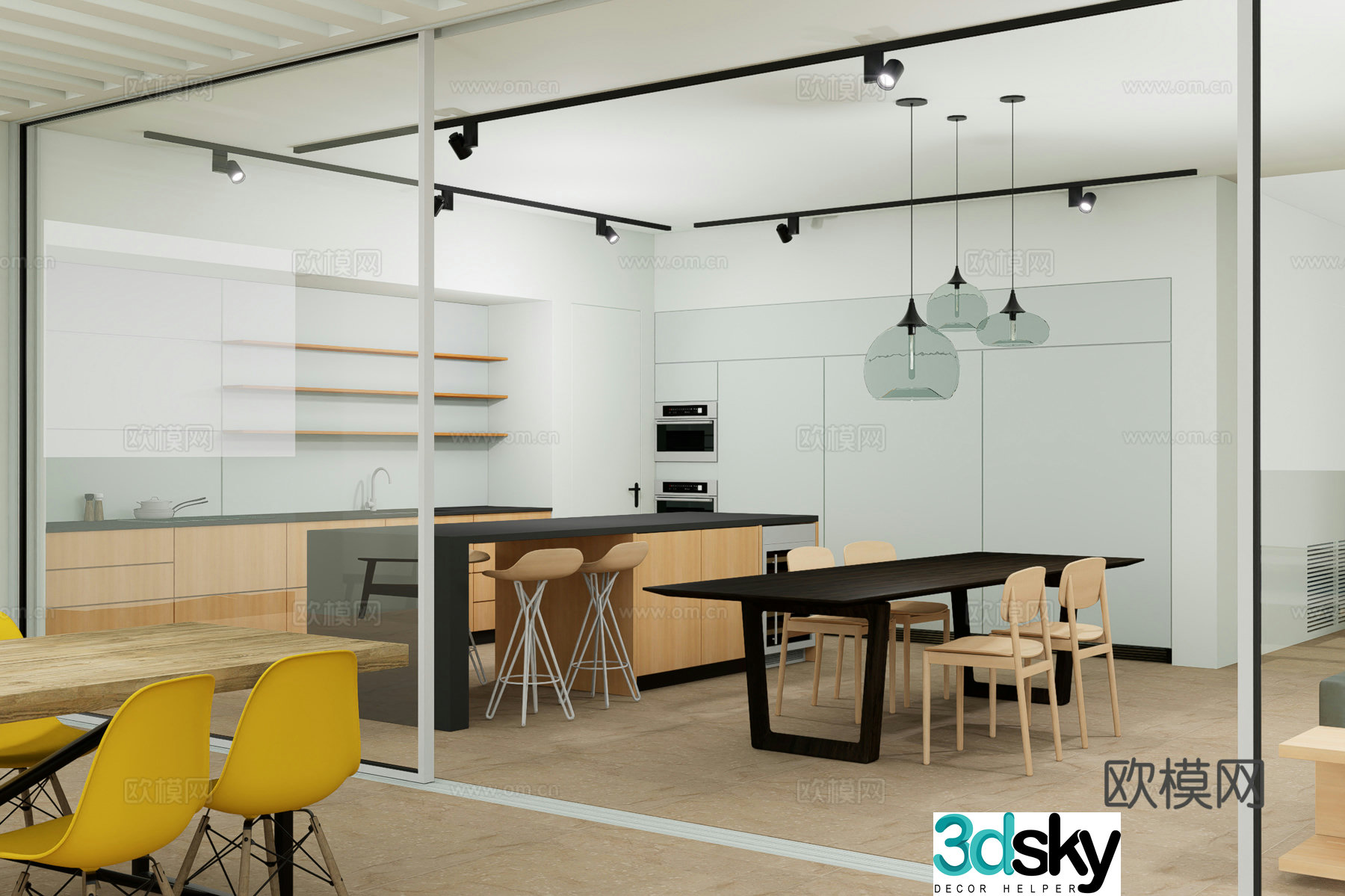 Villa 3d model