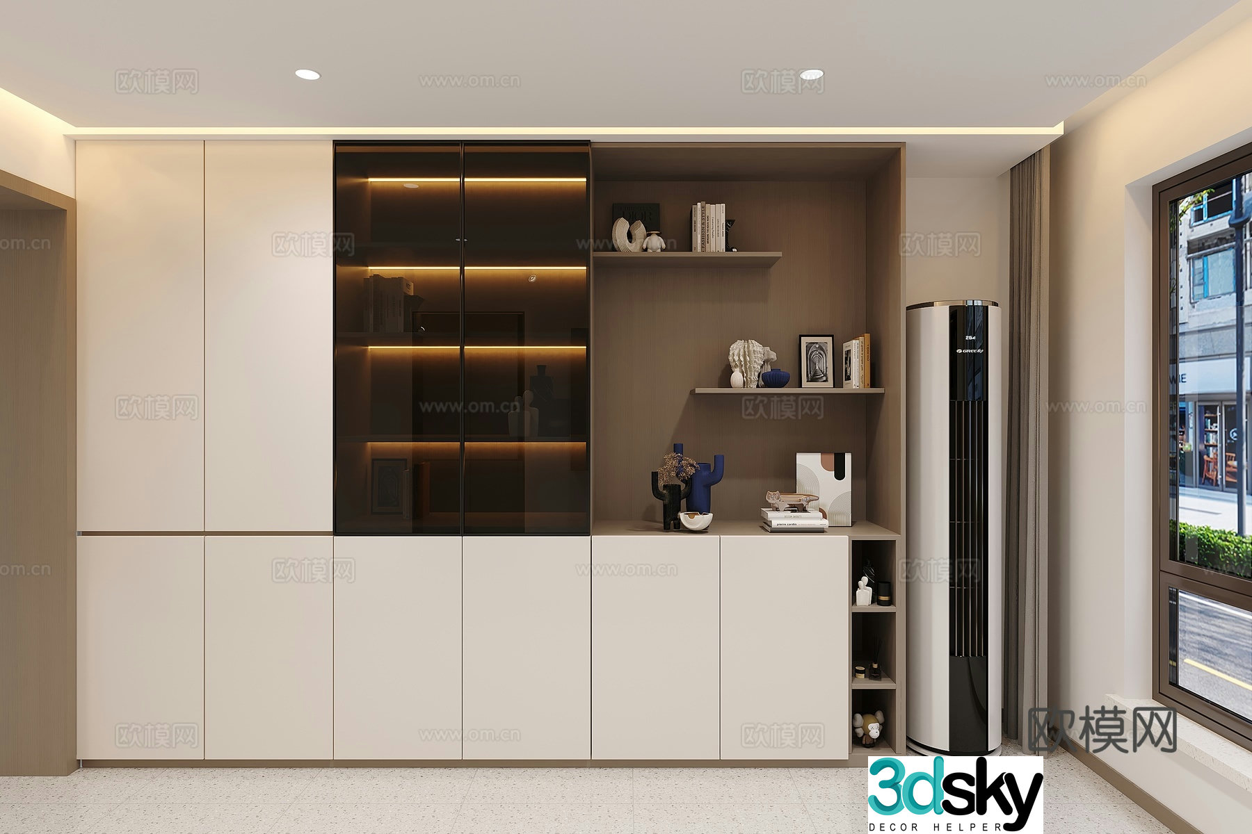 Modern sideboard 3D model