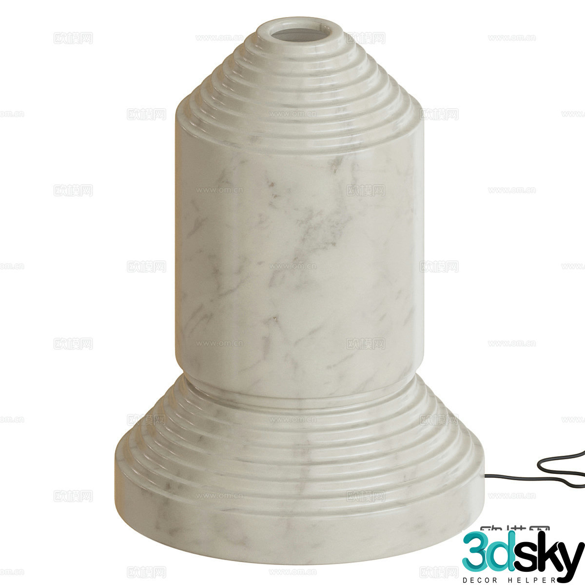 Modern Babel desk lamp 3d model