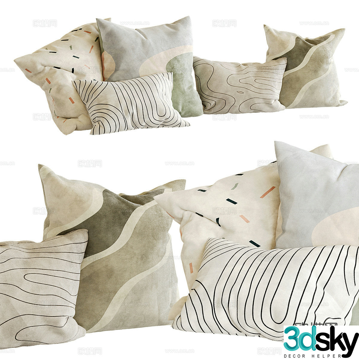 3D model of pillow