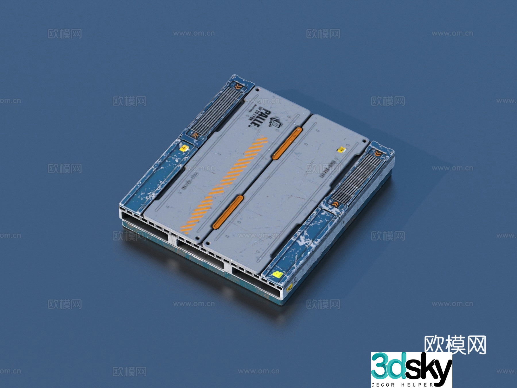 Hardware mechanical parts cabin components 3D model