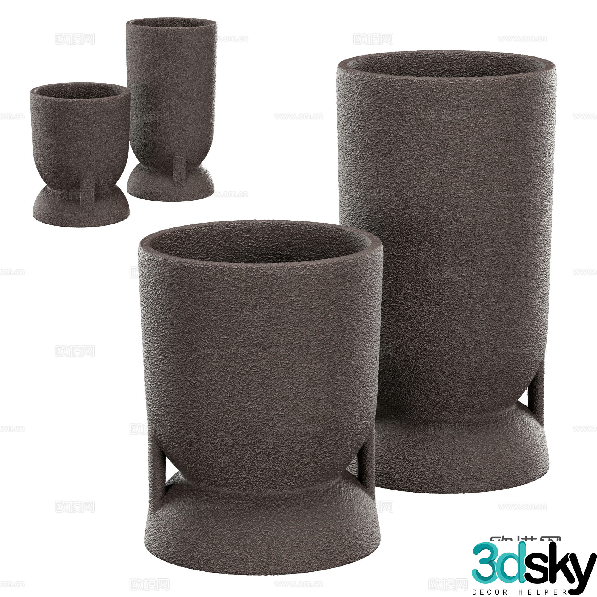 New Chinese clay pot 3D model