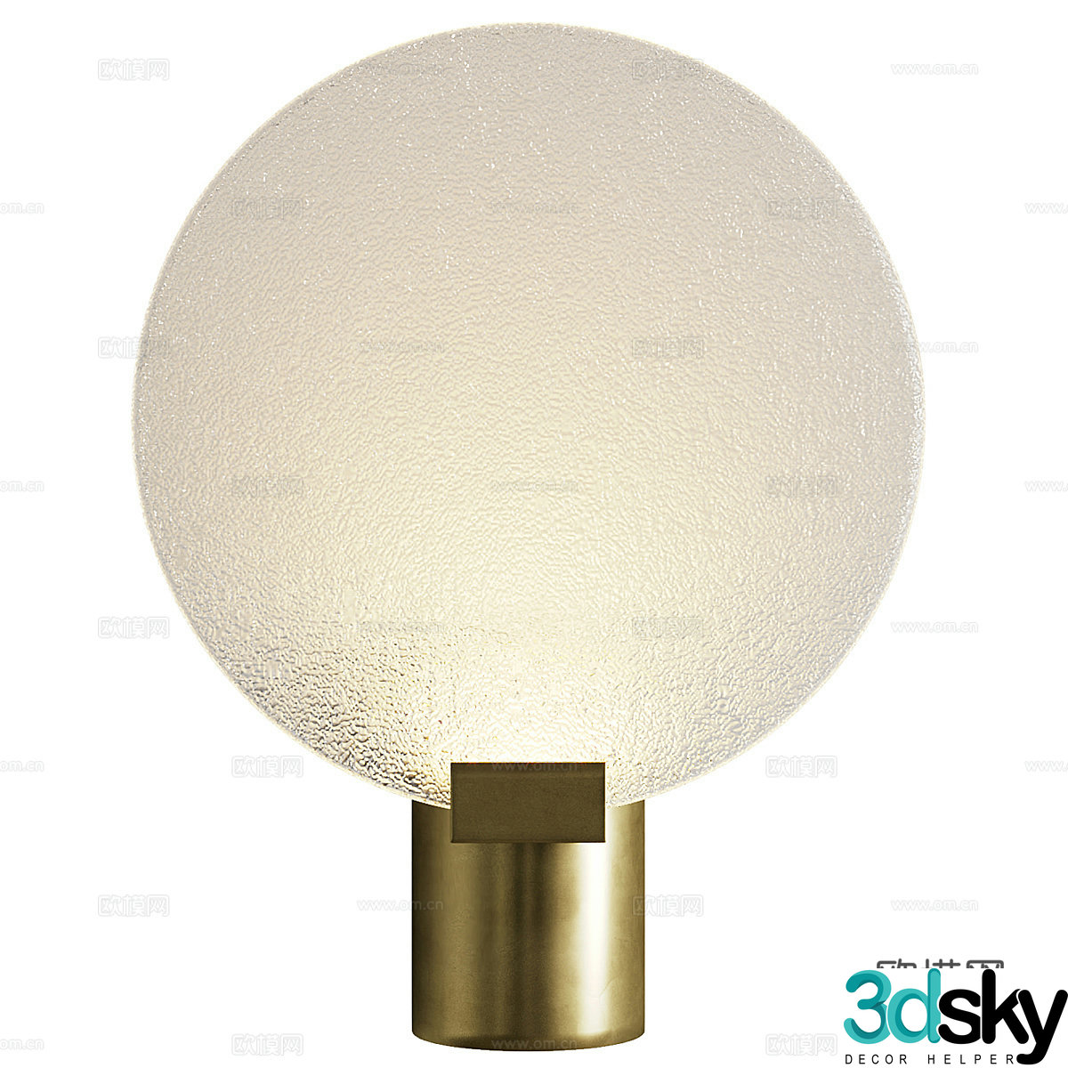 New Chinese Light Luxury CTO Lighting Nimbus Wall Lighting 3D Model