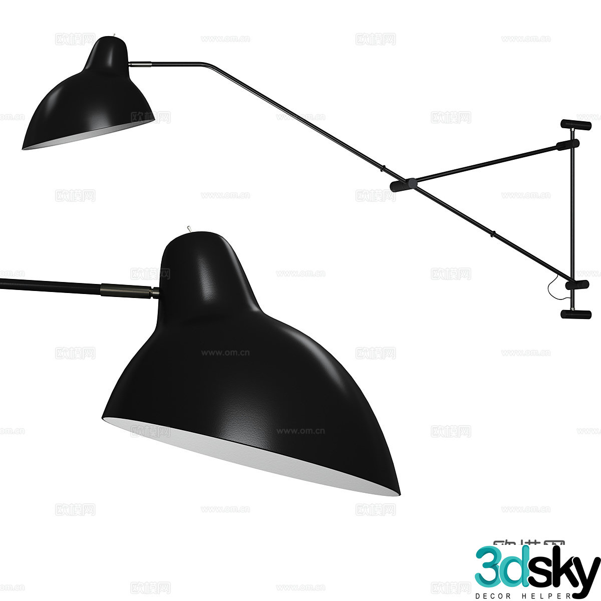 Table lamp 3d model
