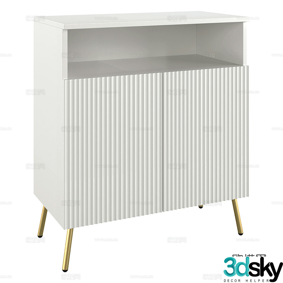 Modern Nordic Neo chest of drawers 3d model
