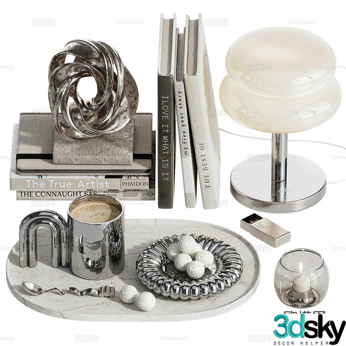Modern Italian light luxury ornament ornament 3D model