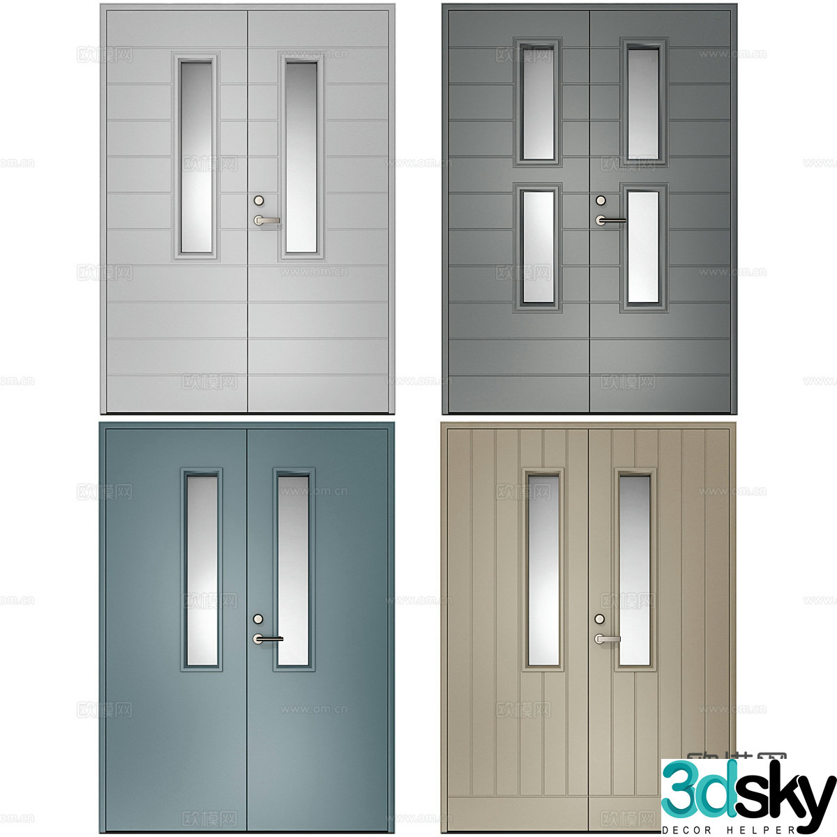 Fire door 3D model