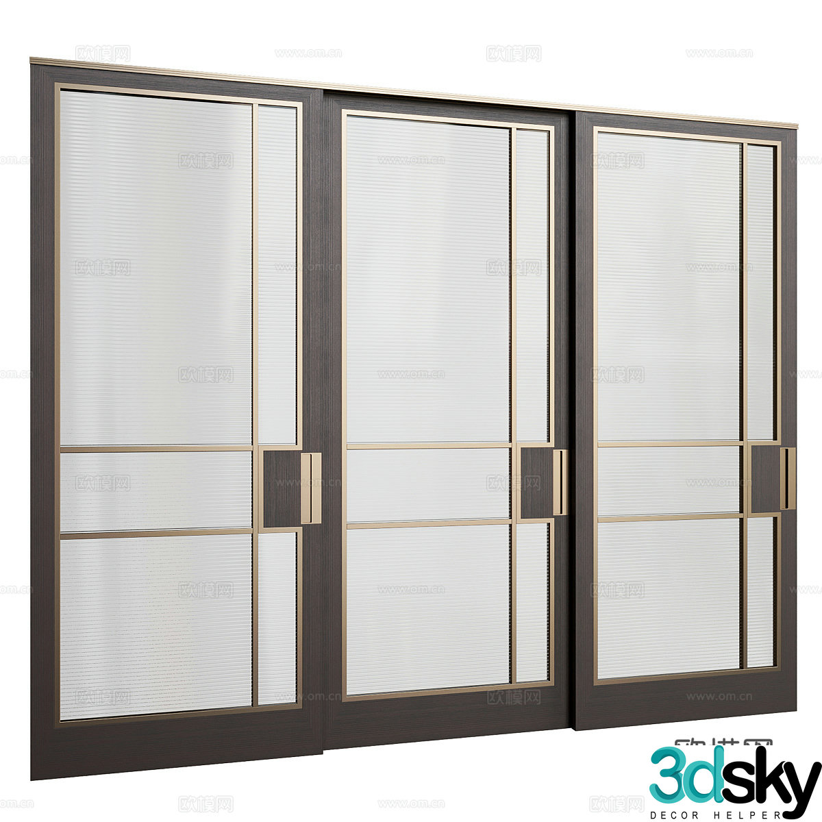 Sliding door 3D model