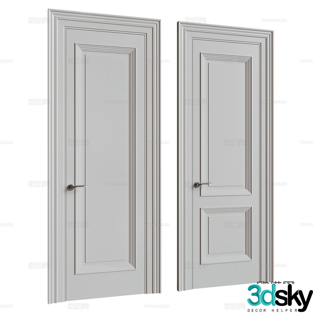 Indoor door 3d model