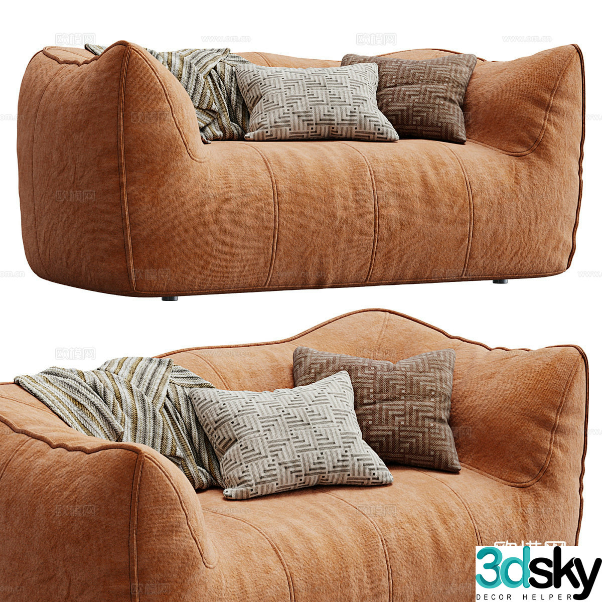 Multiplayer sofa 3d model
