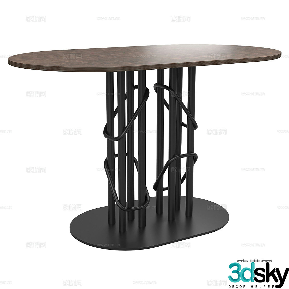3D model of bar table